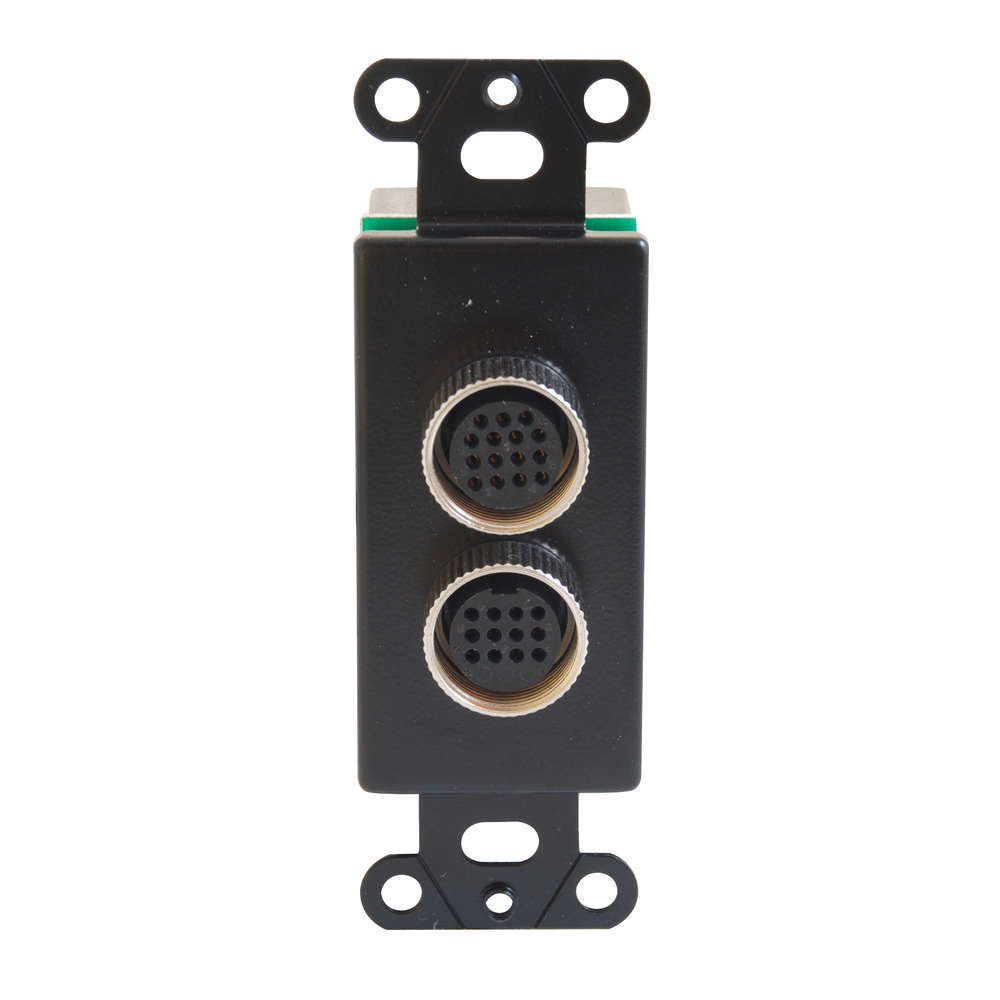 RapidRun® Dual Din 15 and 12 Wall Plate