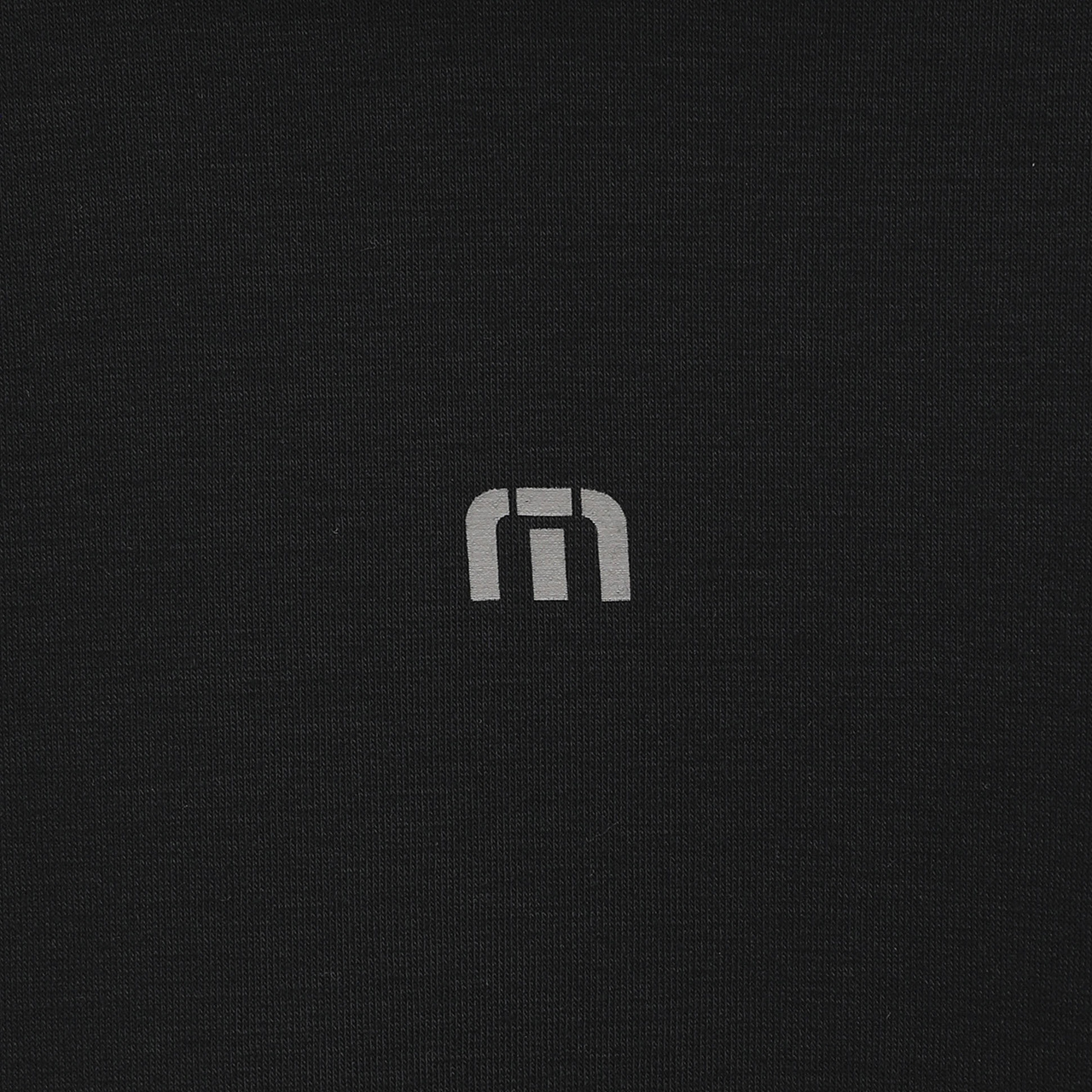 ソフトタッチ ロゴプリント 長袖モックネック(MENS)