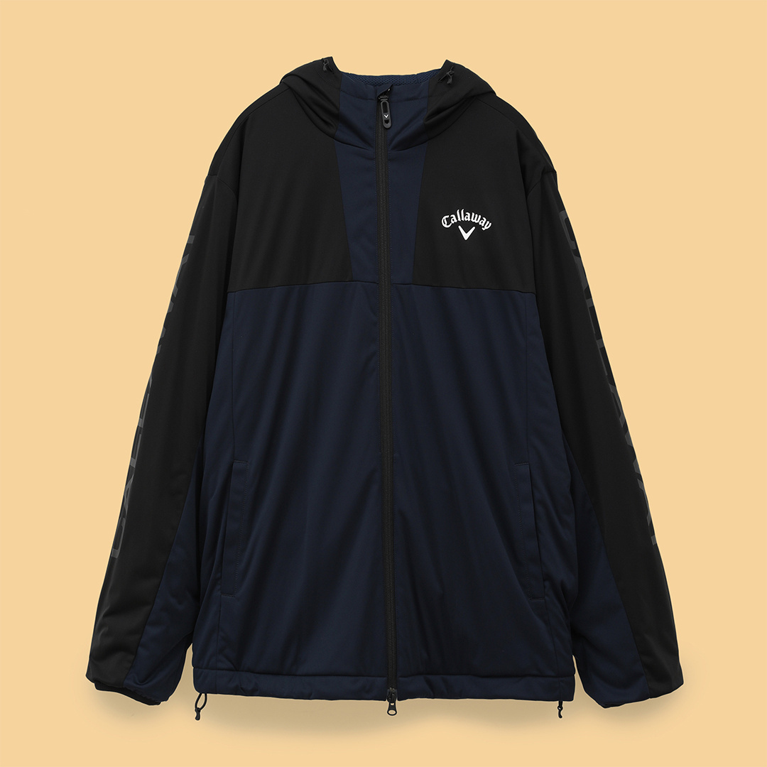 キャロウェイ　フード付きストレッチジャケット M キャロウェイ フード付きストレッチジャケット M Callaway フルジップ