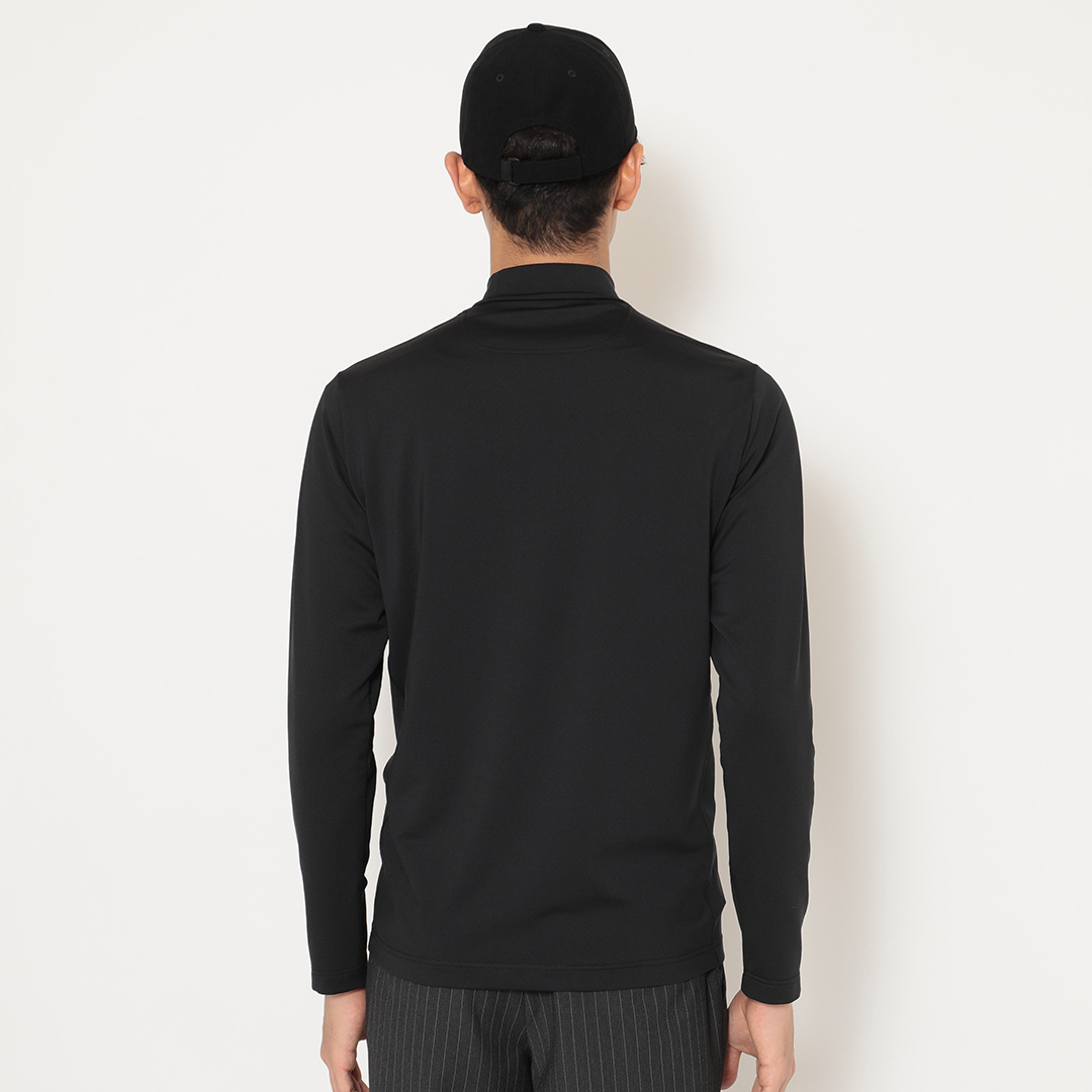 ナイロンベアスムースモックネックシャツ (MENS)
