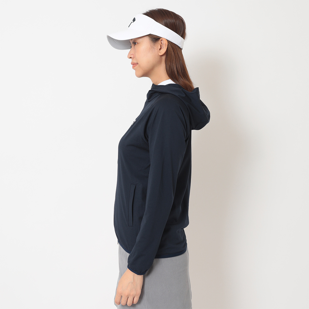 ライトジャージフルジップパーカーブルゾン (WOMENS)