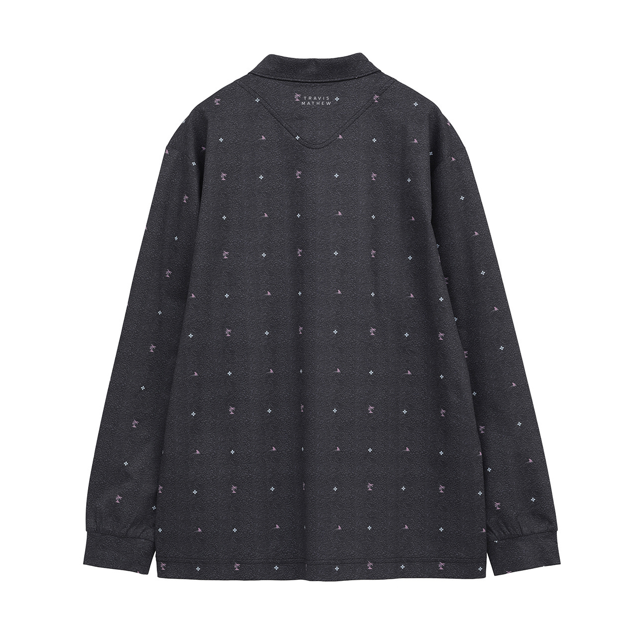 モノグラムプリント 長袖ポロ(MENS)