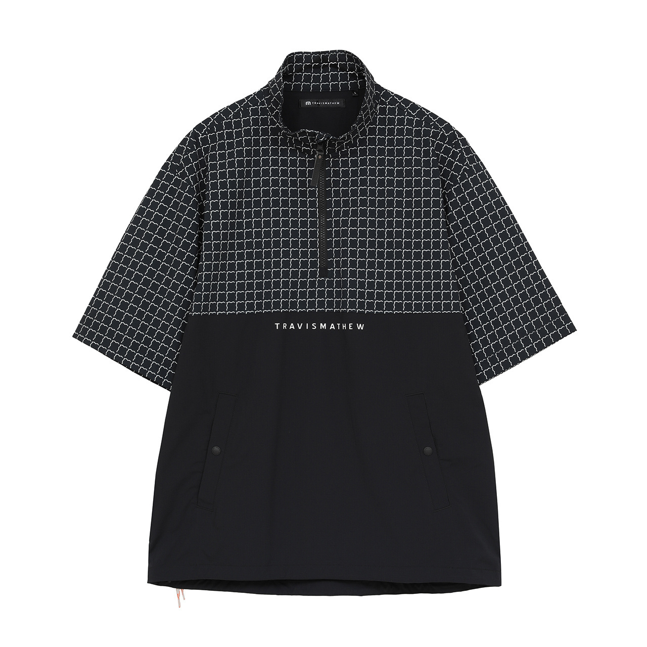 ハーフジップ着脱スリーブジャケット(UNISEX)