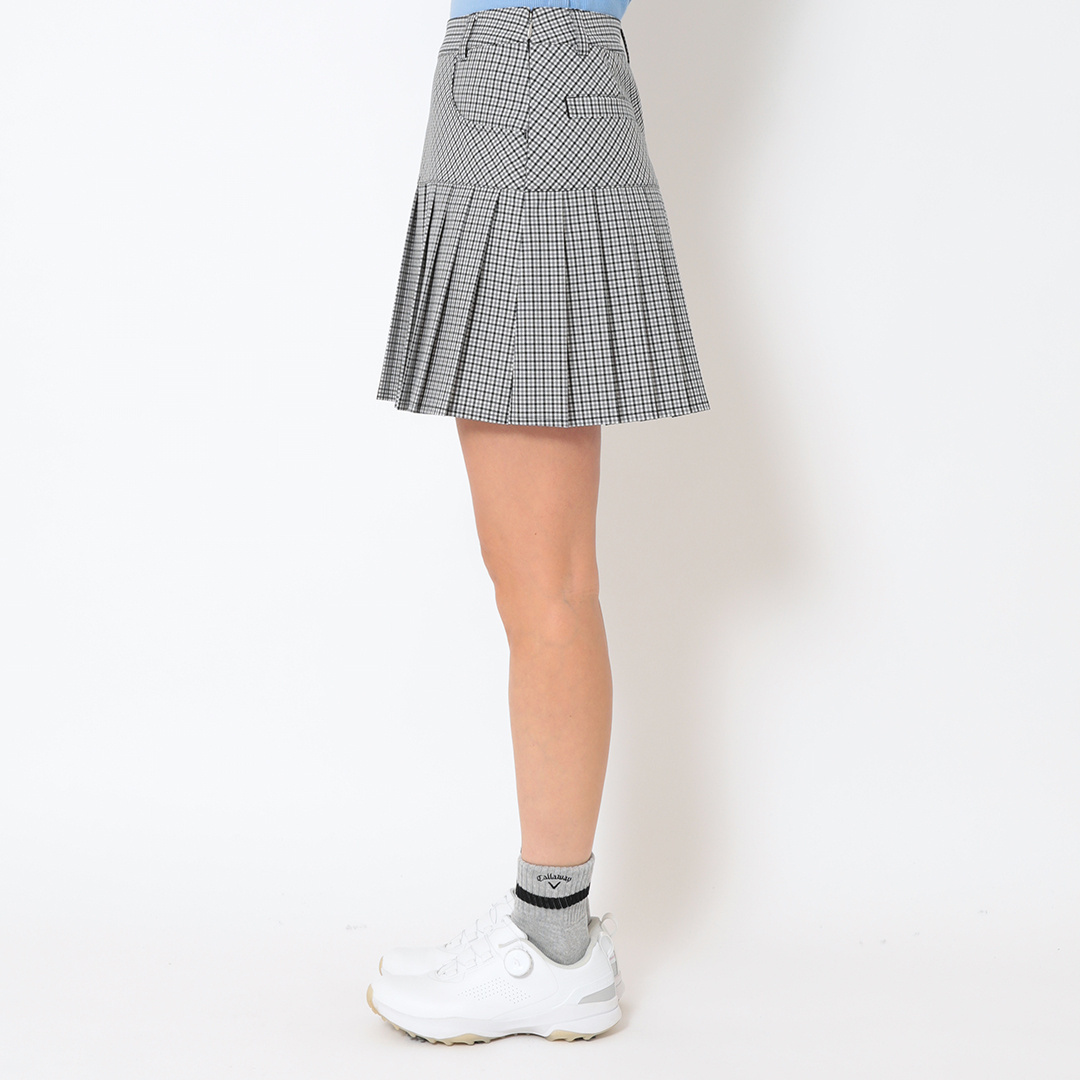 河本結プロ着用】チェックプリーツスカート (WOMENS)