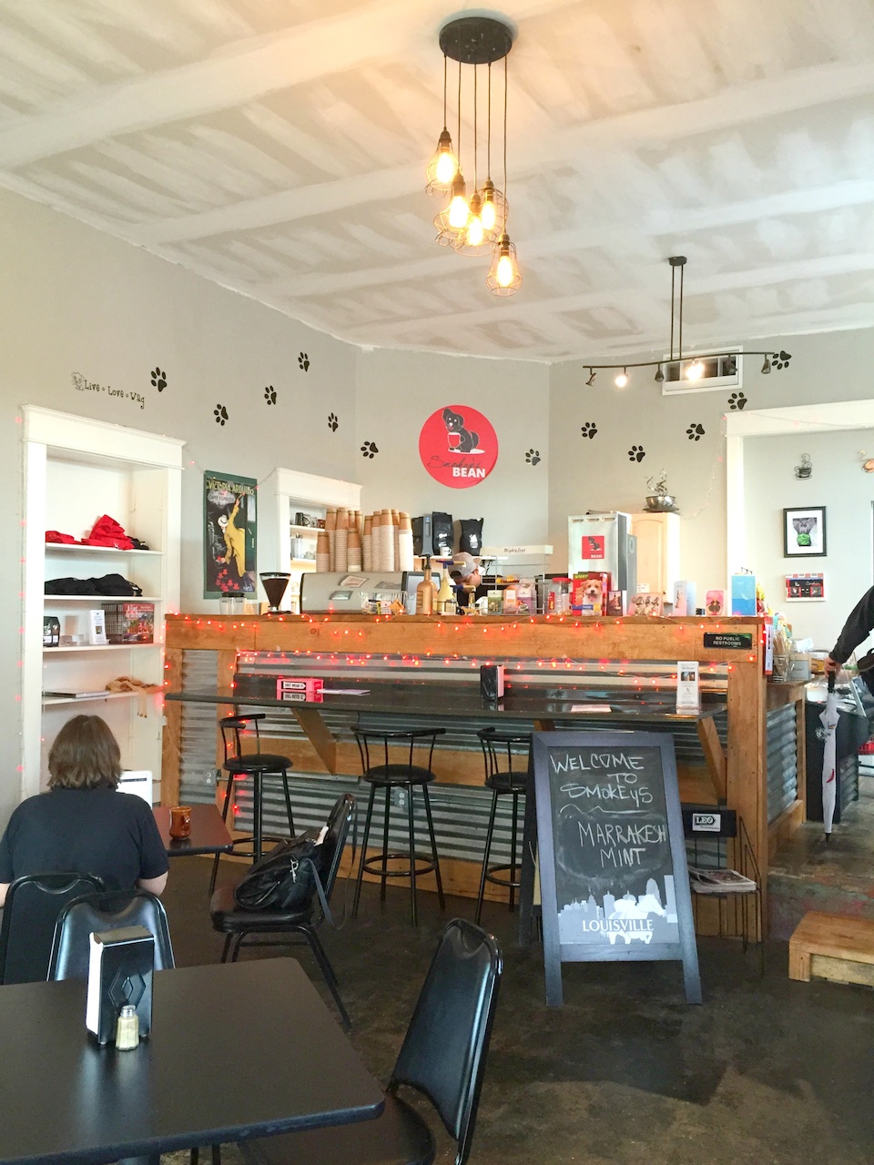 Smokey's Bean is located on Oak Street and welcomes dogs! sb old louisville Smokeys Bean.jpg