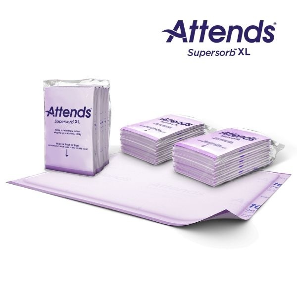 Attends Supersorb Turn+ XL Underpad 36 in x 51 in - 60/case (ATUPXL2 Health & Beauty Health Care Incontinence Aids) photo