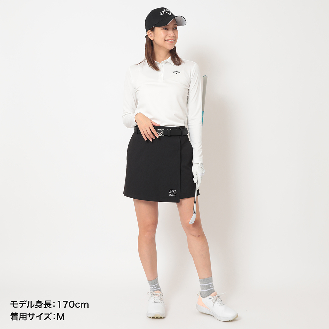 2WAYストレッチピケキュロットスカート (WOMENS)