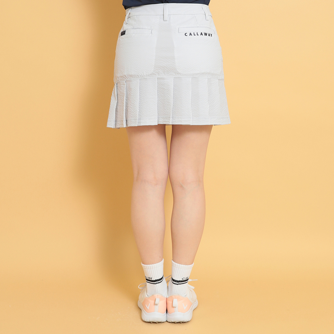 1piu1uguale3GOLFレディース用ハーフプリーツスカート/ホワイト2 1PIU1UGUALE3 GOLF - ウノピゥウノウグァーレトレ 【レディース