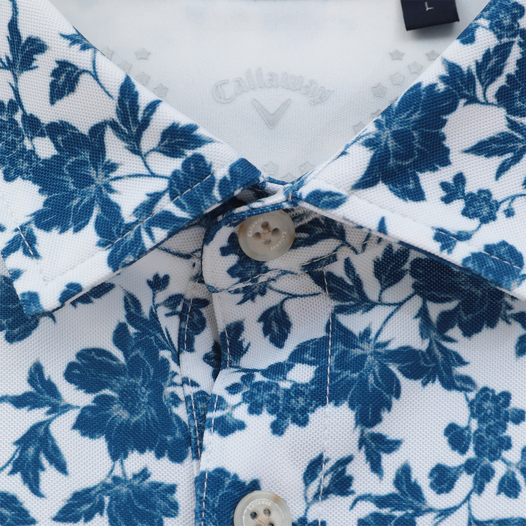 フラワープリントカノコシャツ ※4Lサイズあり (MENS)