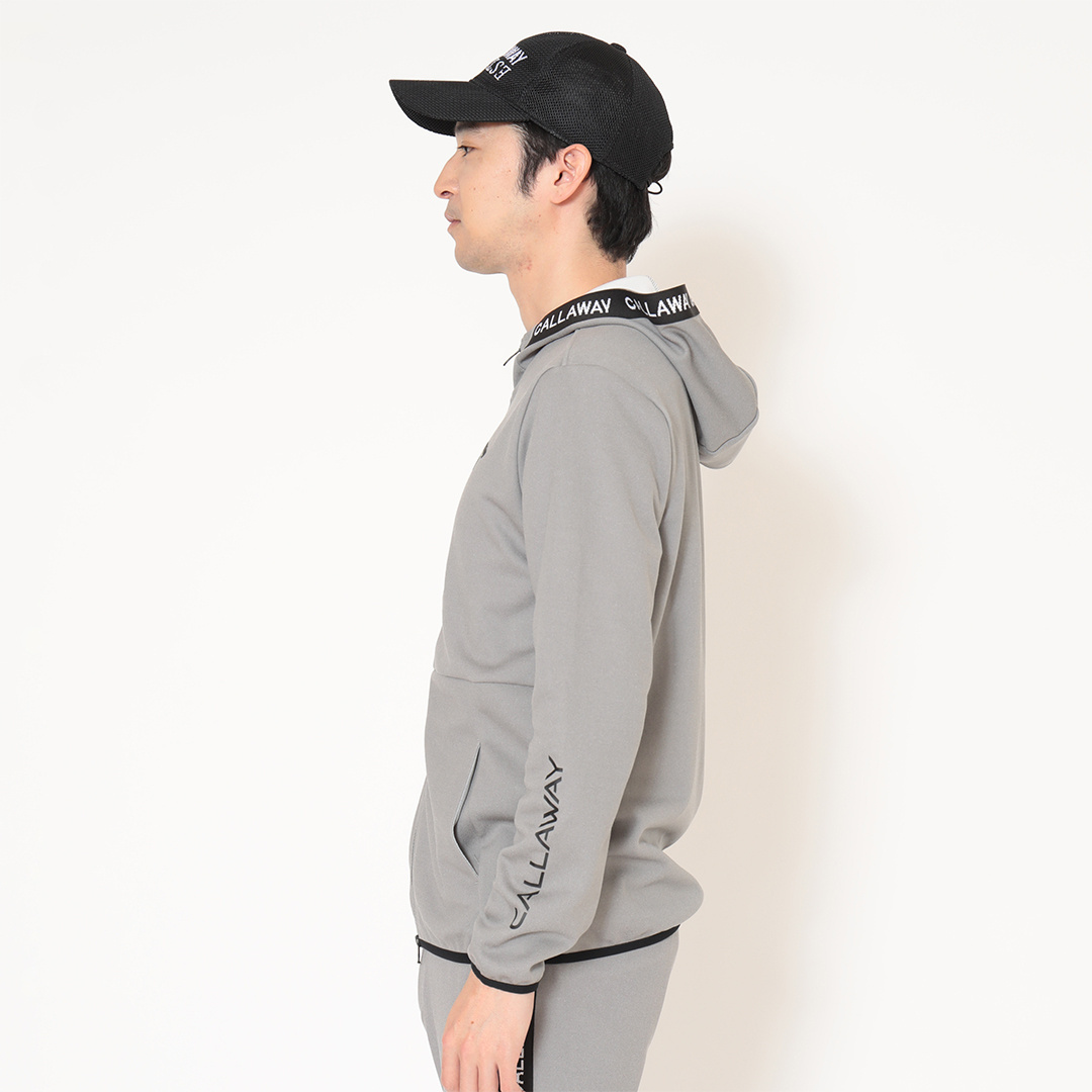 ダブルニットフルジップスウェットパーカー (MENS)