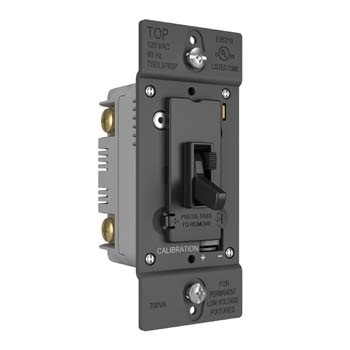 Product image for P&S TSDLV703PBK TOGGLE SLIDE DIMMER
