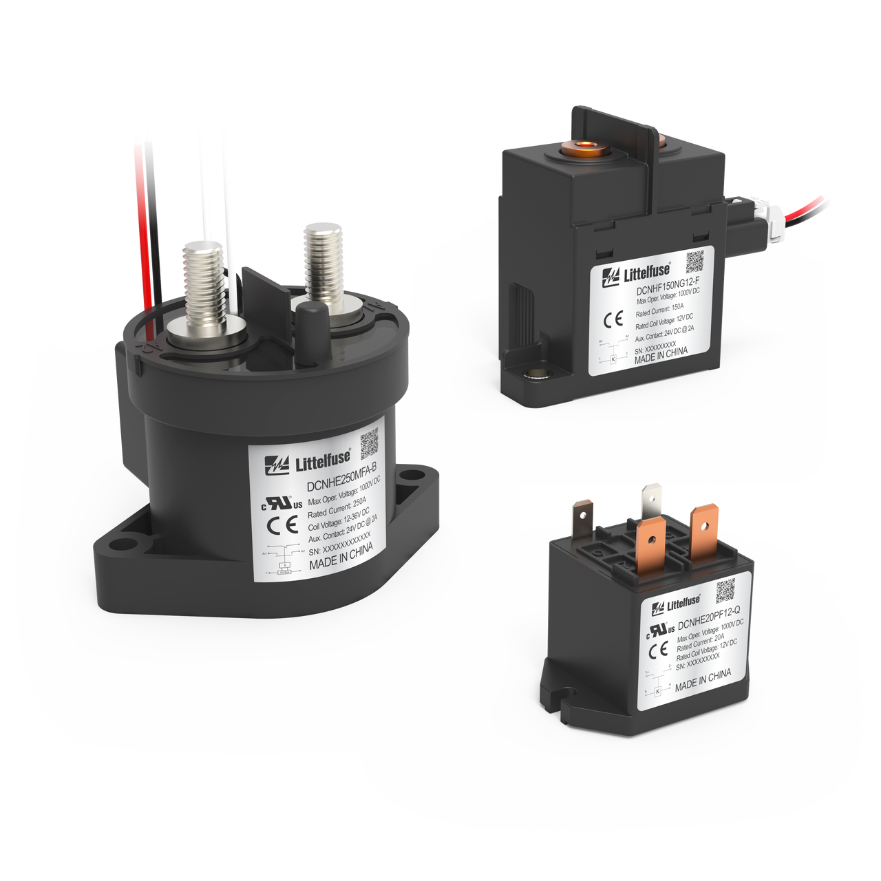High V-DC Contractor Relays