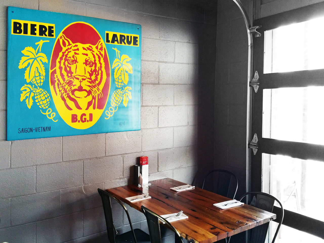 Yellowhammer Creative created the custom art as well as the sharp logo for wooden goat. Yellowhammer Creative created the custom art as well as the sharp logo for wooden goat.
