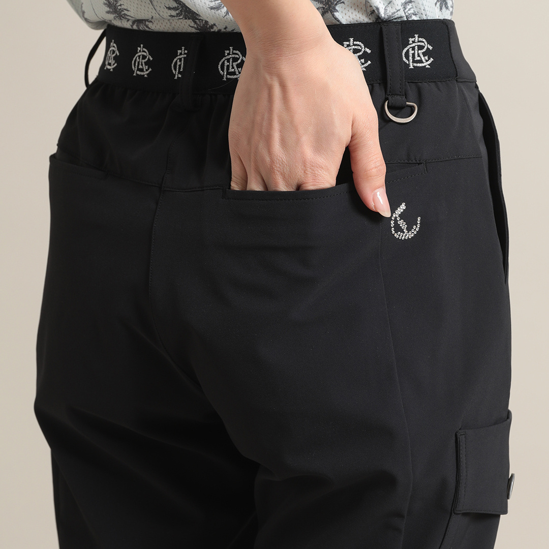 8WAYストレッチ防透けツイルパンツ (WOMENS)