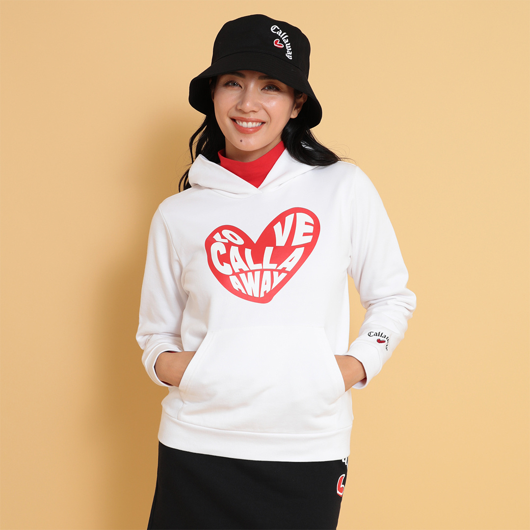 オンライン限定】ラブキャロウェイ 裏毛スウェットパーカー (WOMENS)