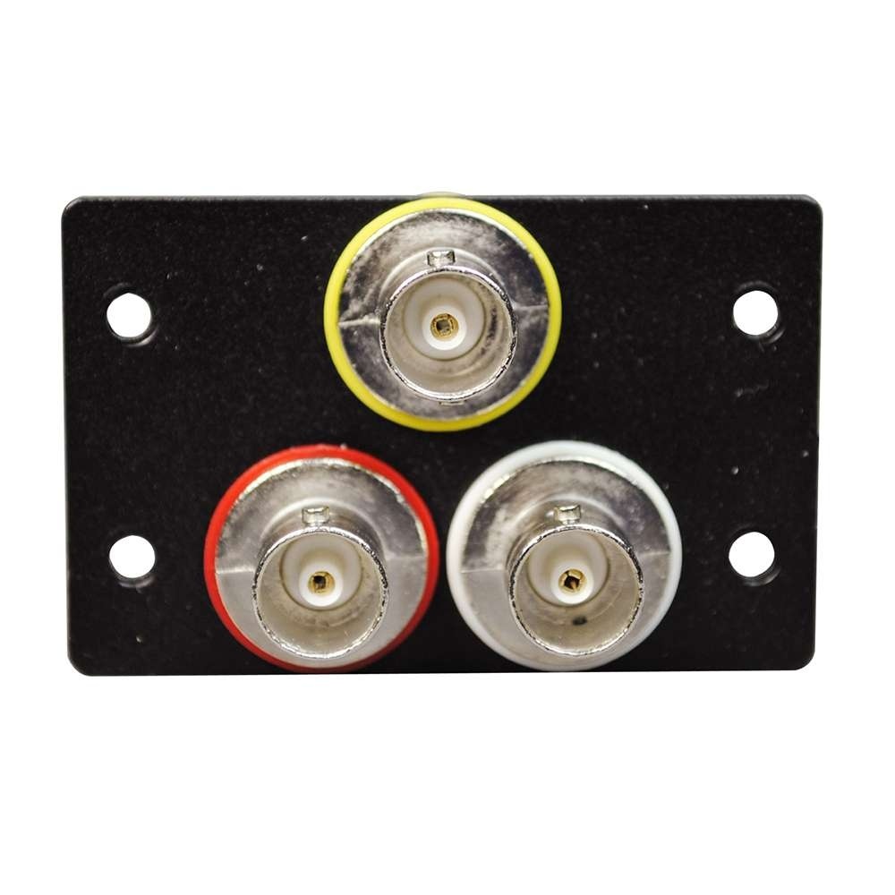 Wiremold Audio/Video Interface Plates (AVIP) Three BNC Female to BNC Female Barrels