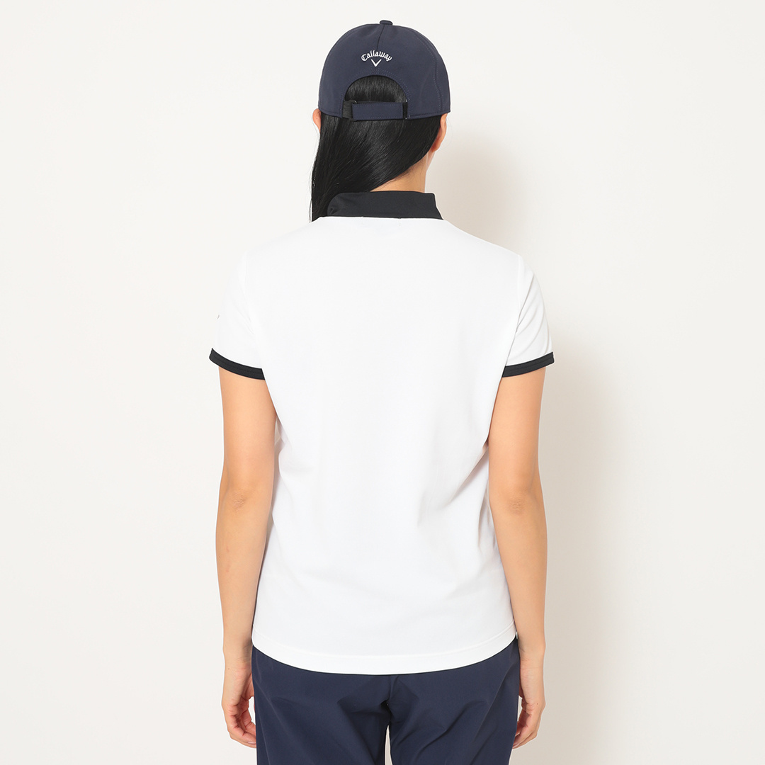 オニカノコ半袖モックネックシャツ (WOMENS)