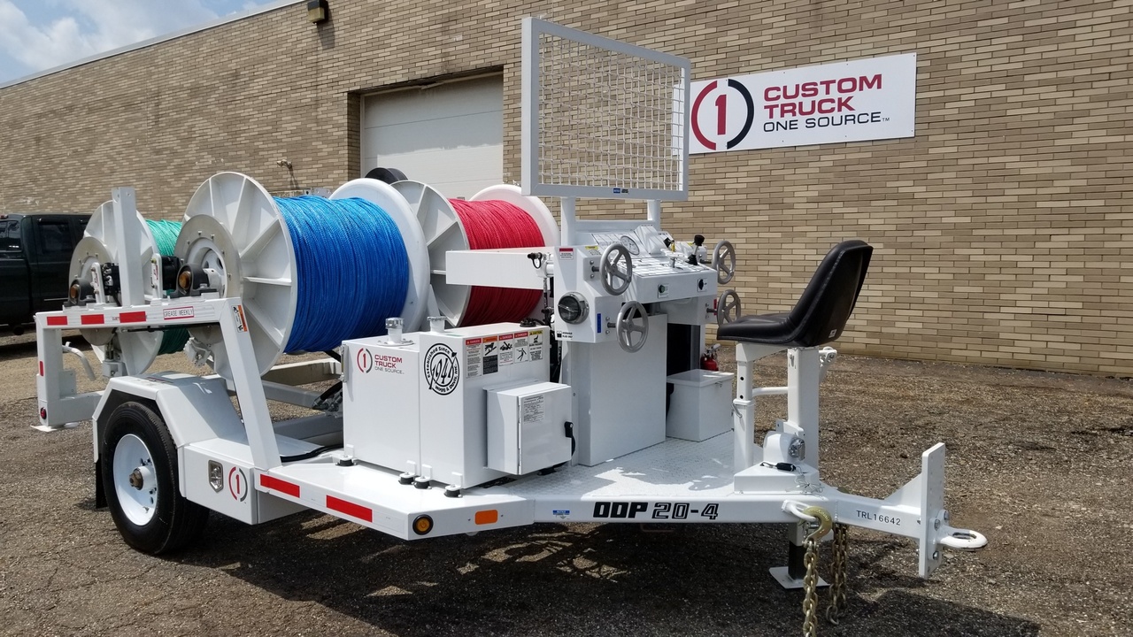 2,000 lbs Four Drum Puller Rental Custom Truck One Source