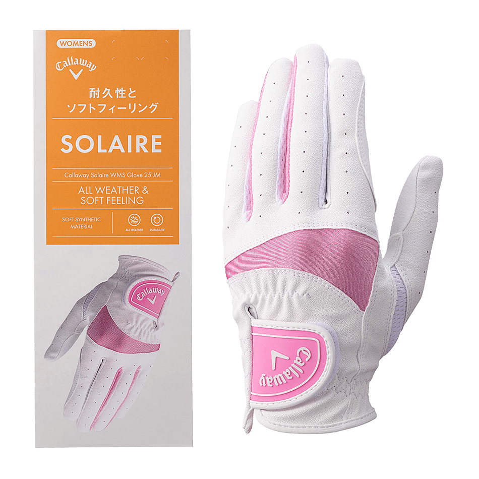 キャロウェイ ソレイル グローブ ウィメンズ 25 JM（両手用）
