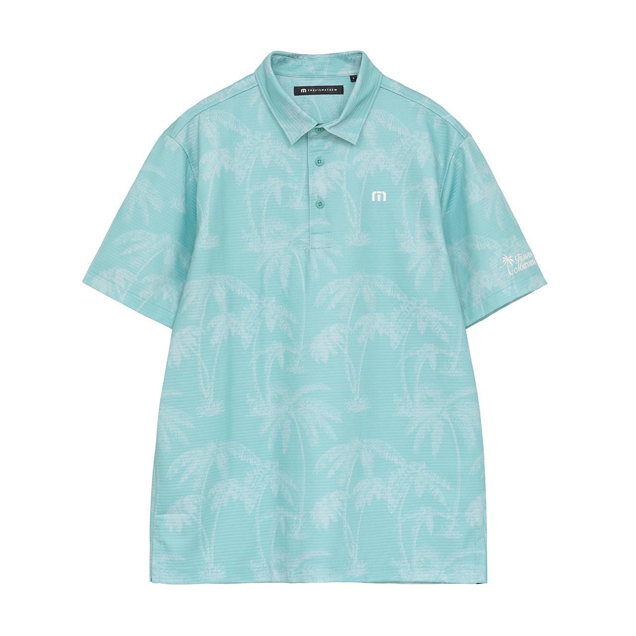 石川遼プロ着用】半袖パームツリープリントポロ(MENS)