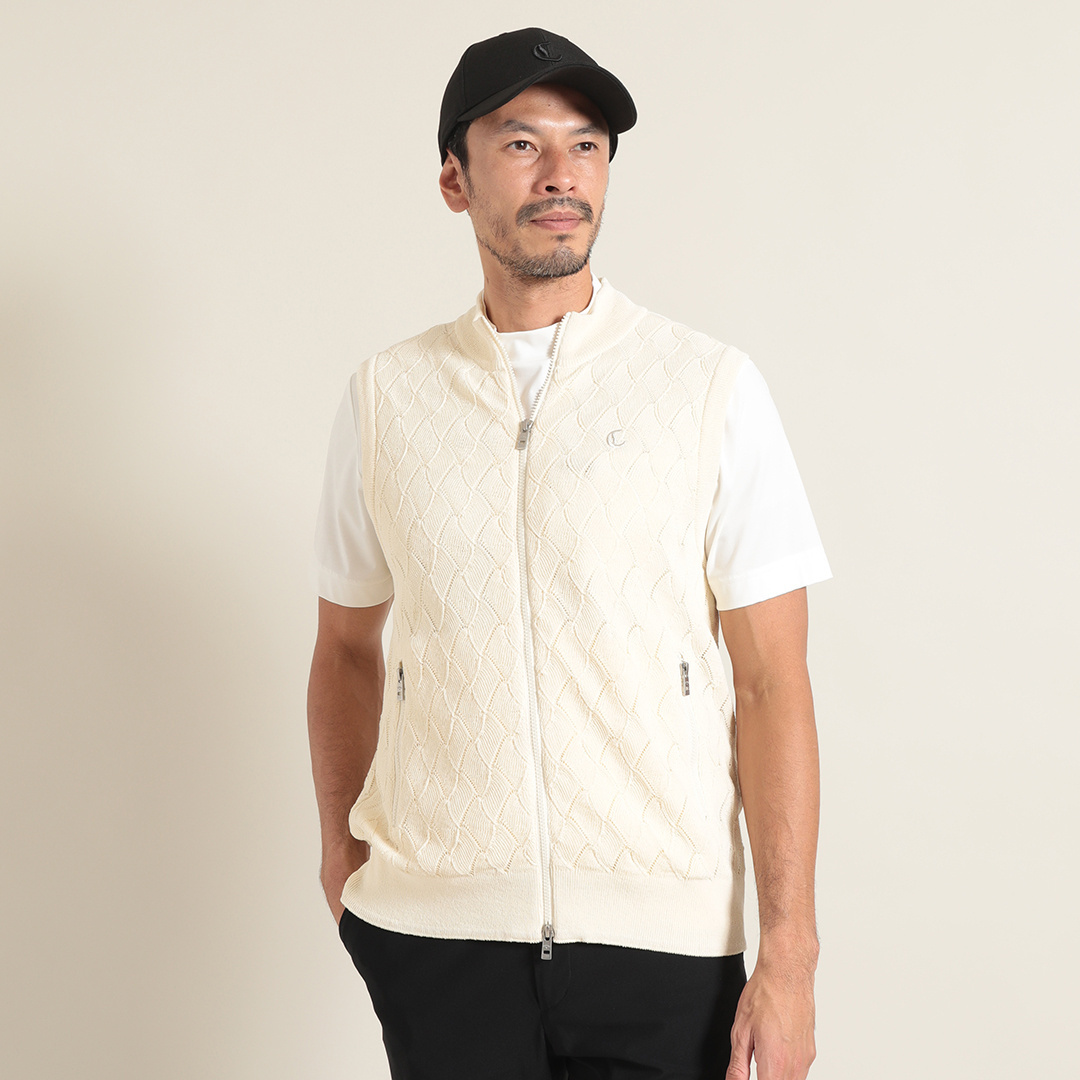 【新品タグ付き未使用】CALLAWAY❤ メンズジャケット LL ホワイト キャロウェイ ダウンジャケット ホワイト L 袖取り外し可 2WAY