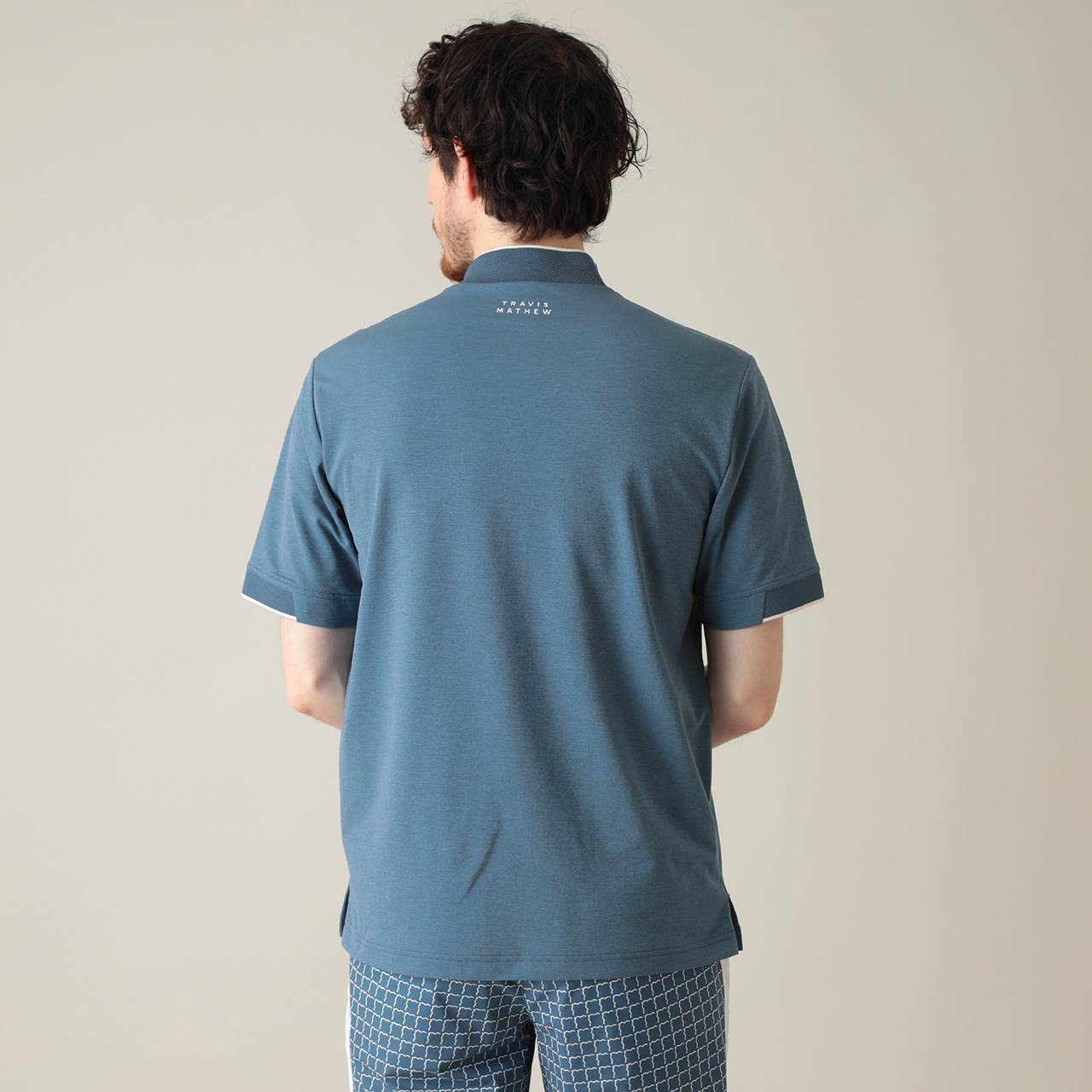 カラット®半袖ベーシックロゴモックネック(MENS)