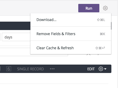 Downloading custom data