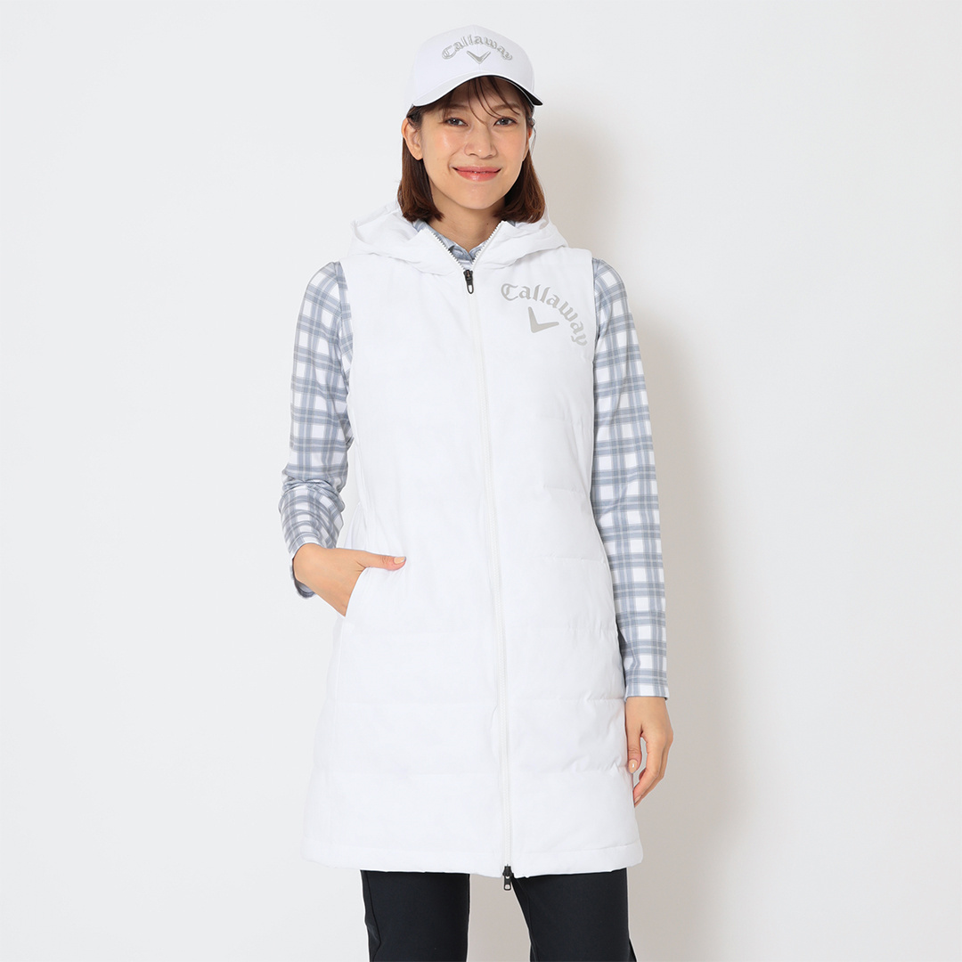 ポリエステルリップ撥水中綿ワンピース (WOMENS)