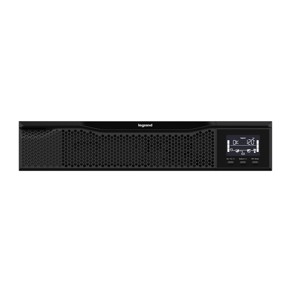 UPS, Online, LCD, 1500VA, 120V, 2U, (8) 5-15R, 5-15P Cord