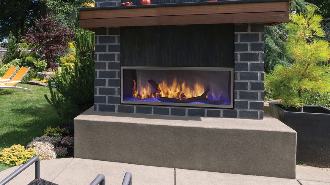 Lanai Outdoor Gas Fireplace Heat & Glo