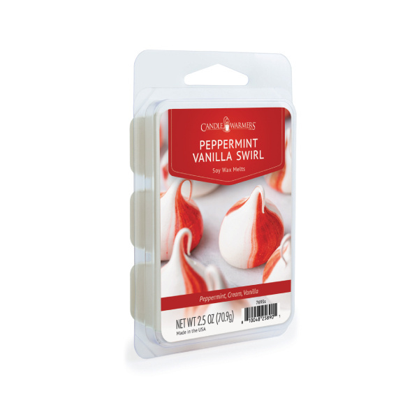 Wax Melts, Peppermint Vanilla Swirl, 2.5oz (WAXPPV) photo