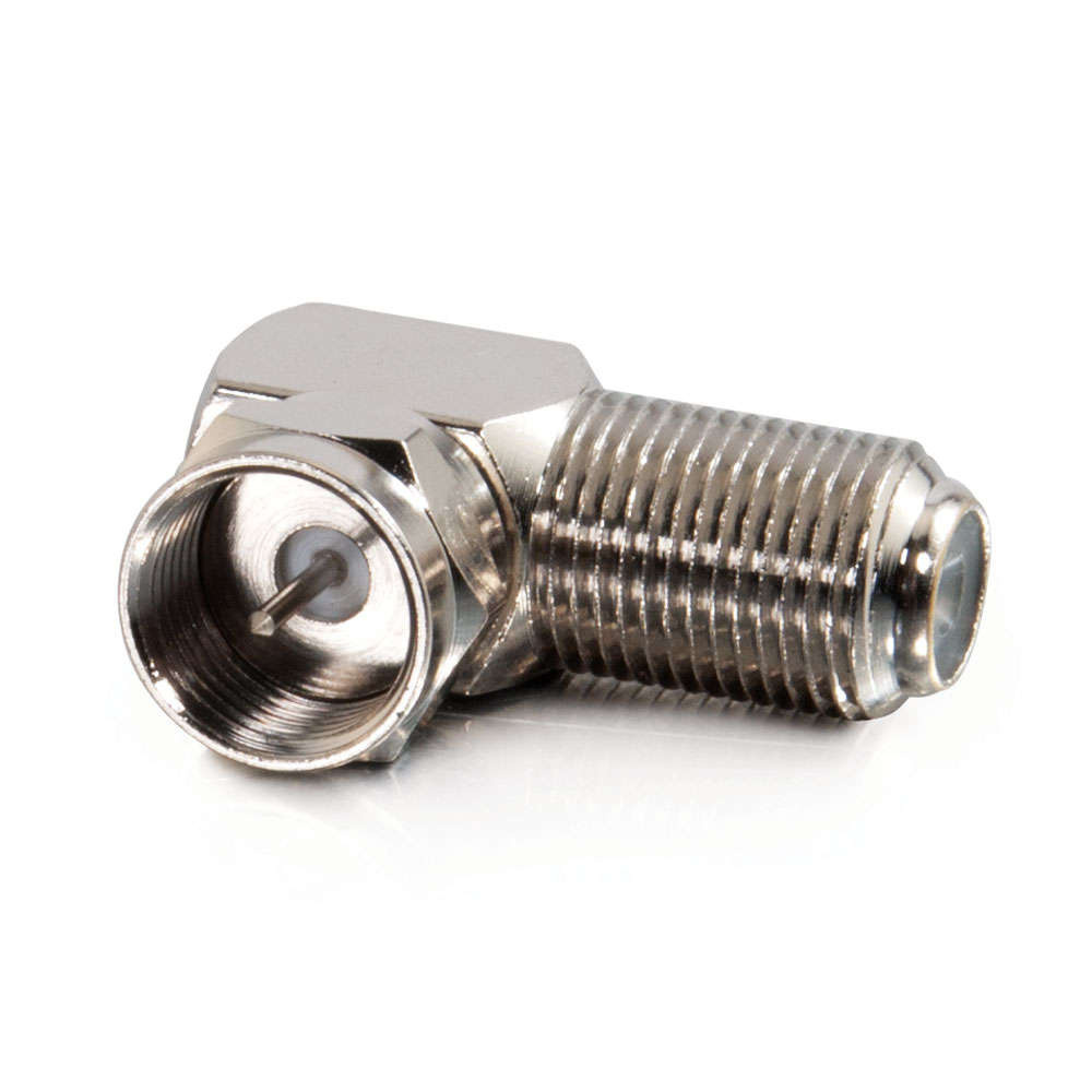 Right Angle F-Type M/F Adapter Multipack