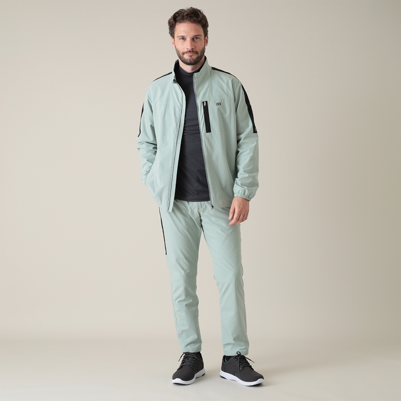 ラインロゴ ウィンドブレーカー(MENS)