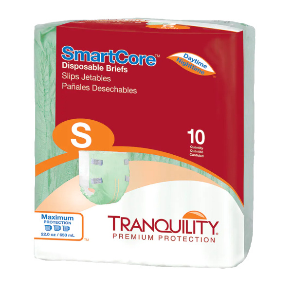 Tranquility SmartCore Briefs, Small, 10/bag (TQSCBST Health & Beauty Health Care Incontinence Aids) photo