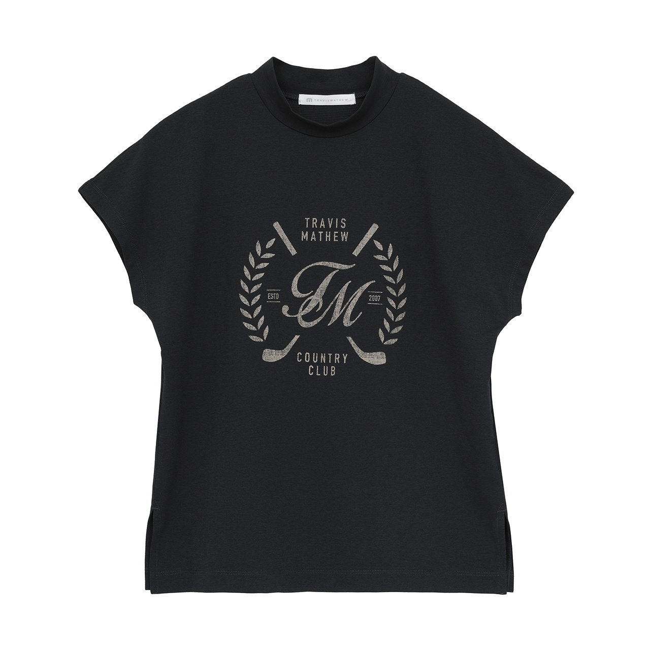カラット®フレンチスリーブリラックスモックネック(WOMENS)
