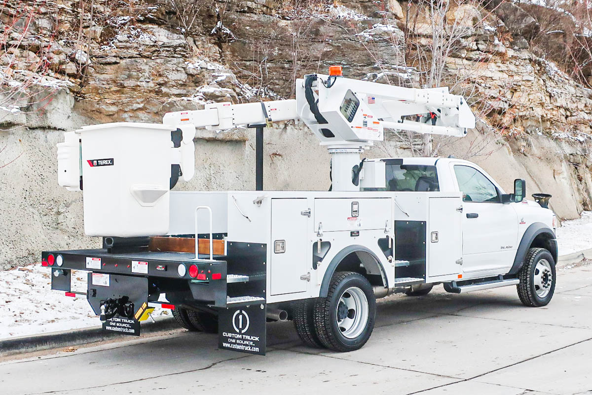 40 ft Distribution Bucket Truck Rental Custom Truck One Source