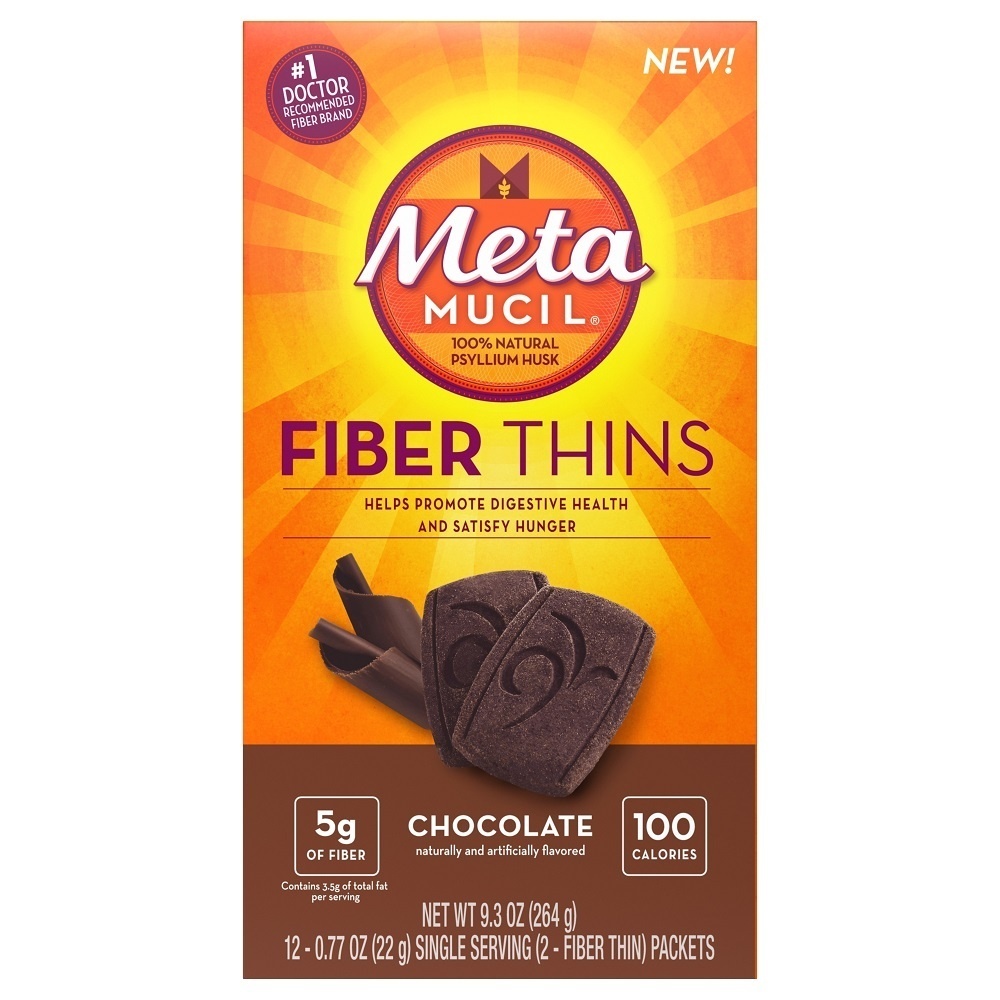 Metamucil Fiber Thins, Chocolate (WAFERCHOC) photo