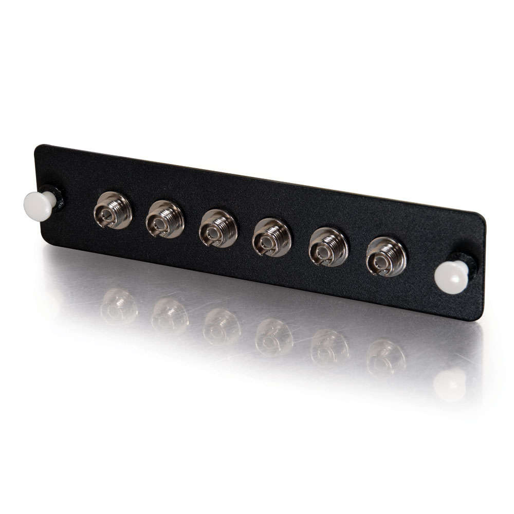 6-Strand, FC, PB Insert, Multimode/Single-Mode Adapter Panel