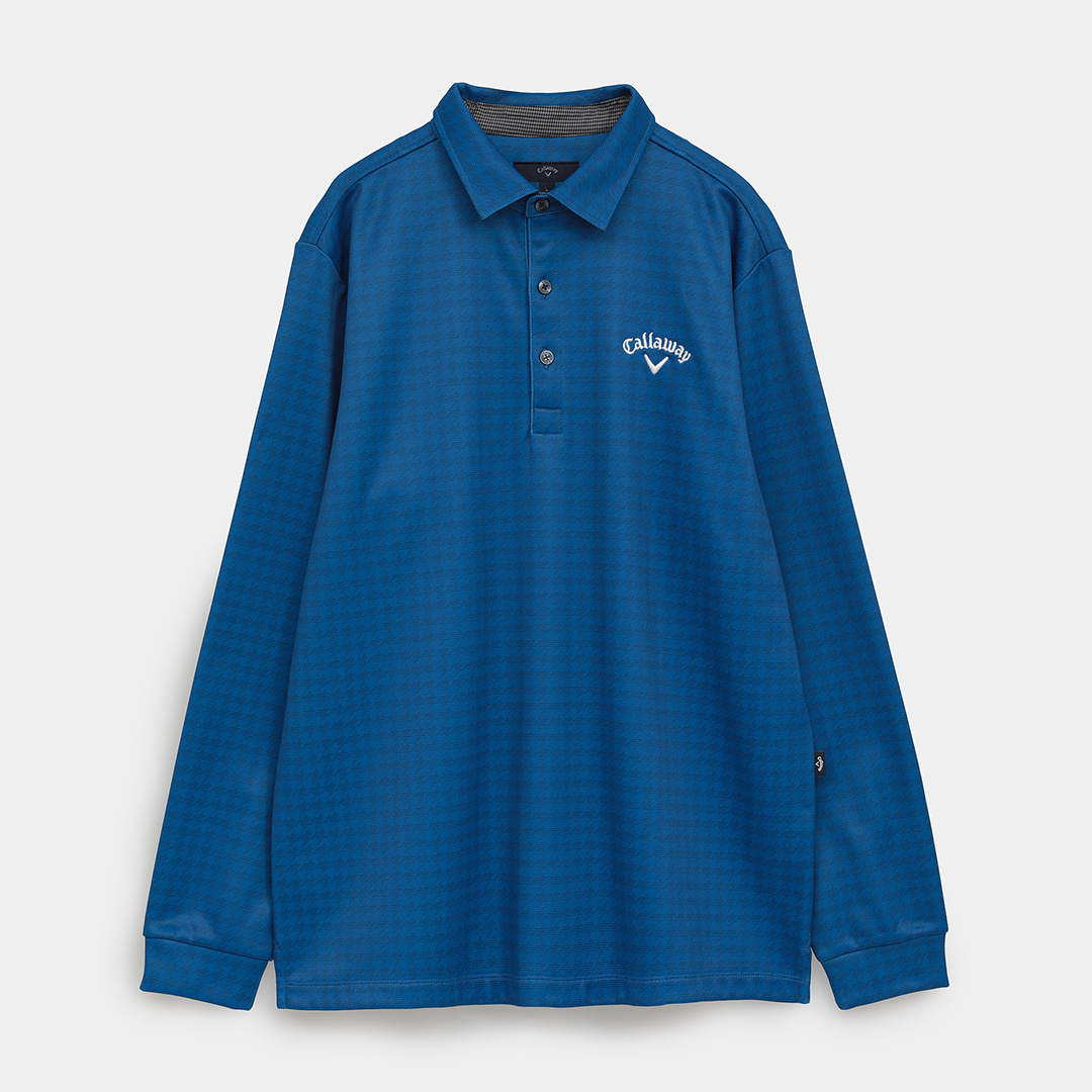 Callaway 千鳥プリント裏起毛 キャロウェイ（CALLAWAY）（メンズ）ゴルフウェア 裏起毛千鳥プリント
