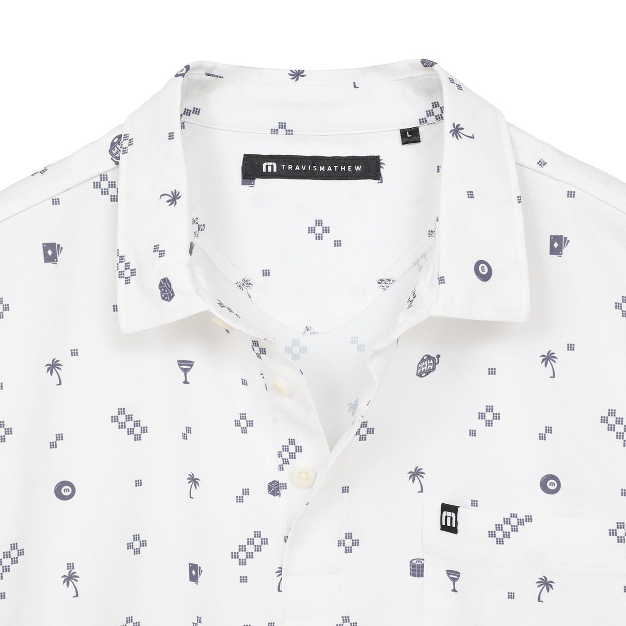半袖モノグラムプリントポロ(MENS)