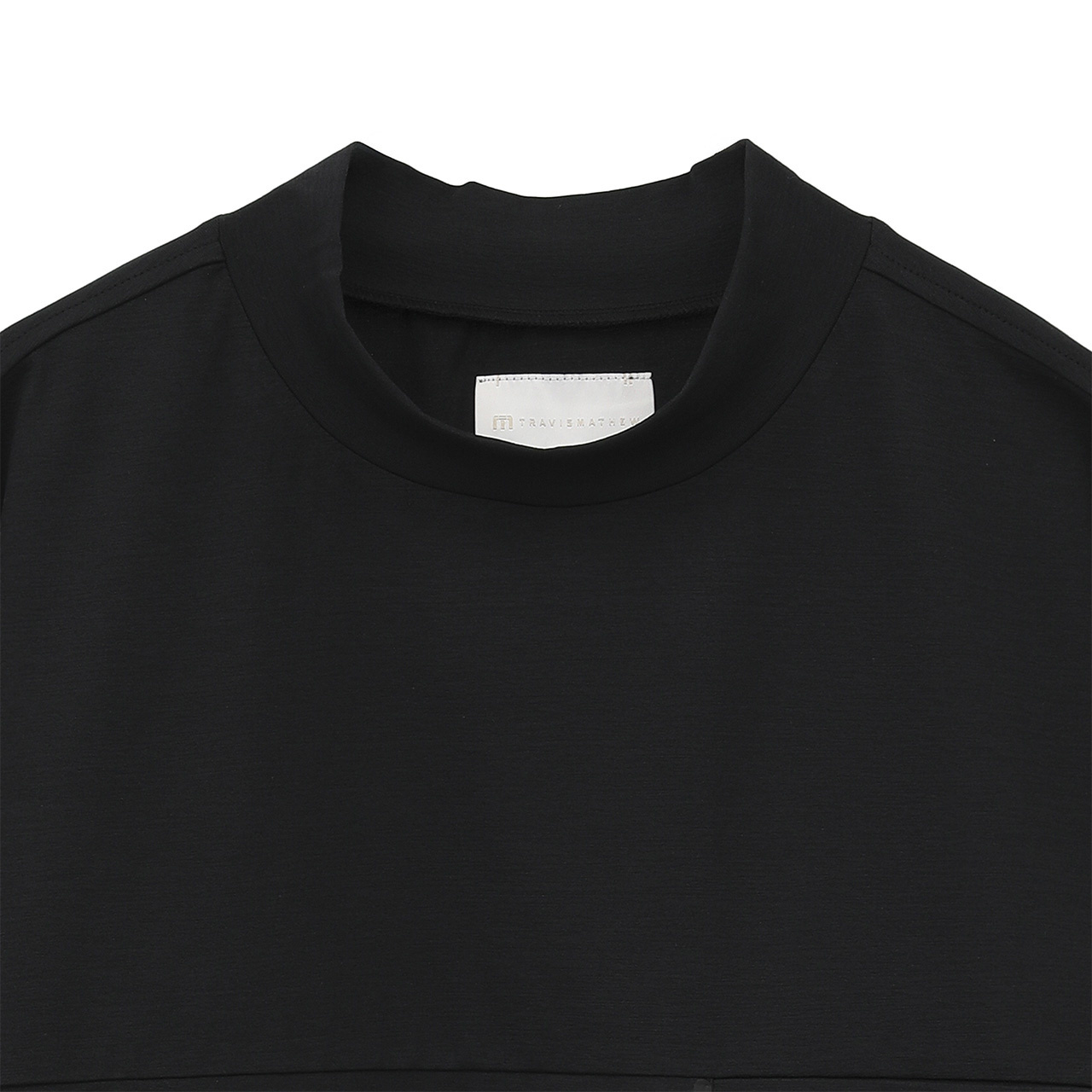 リラックスシルエット バックプリント 半袖モック(UNISEX)