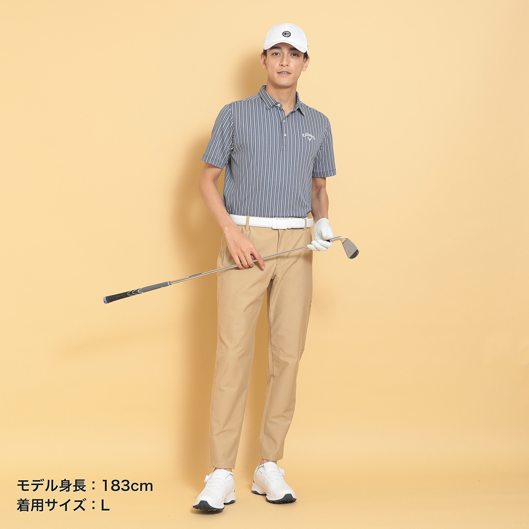 ストライプジャカードシャツ (MENS)