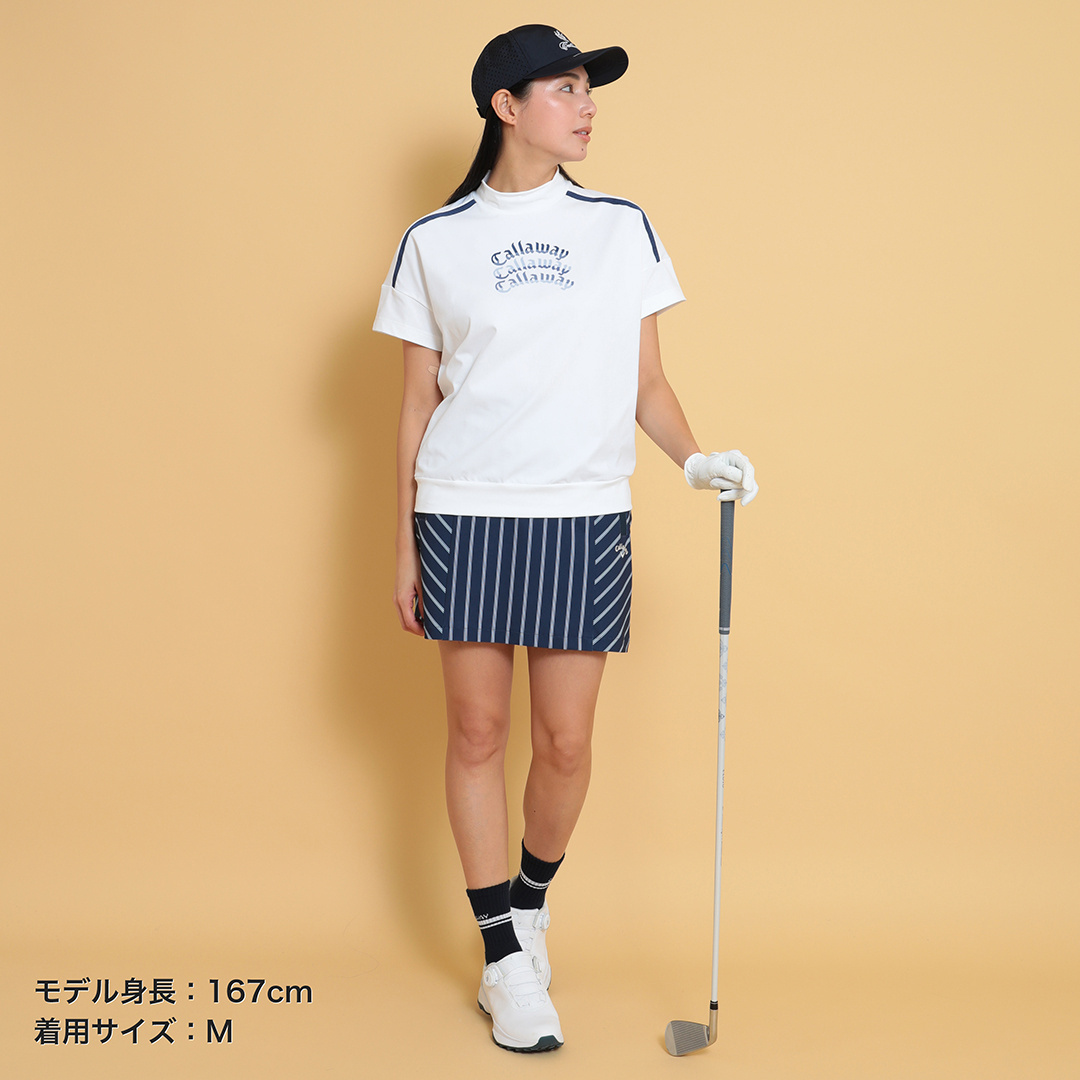 8WAYストレッチストライプスカート (WOMENS)