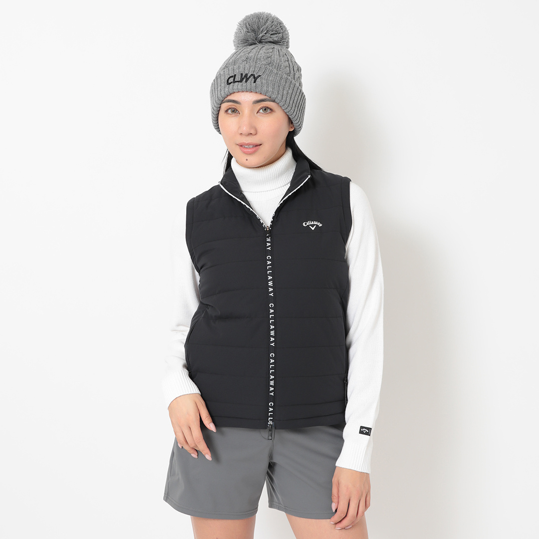 ポリエステルリップ2WAY撥水中綿ブルゾン (WOMENS)