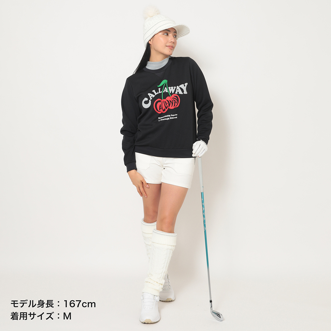 ダブルニットクルーネックスウェット (WOMENS)