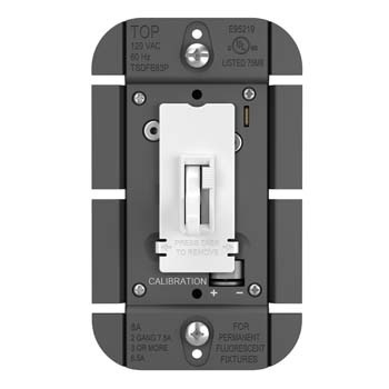 Product image for P&S TSDFB83PW TOGGLE SLIDE DIMMER F