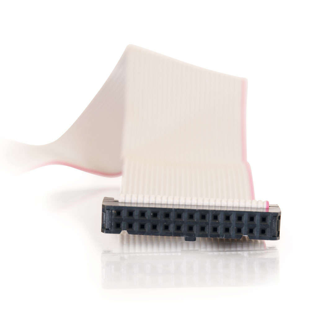 DB25 Female Parallel Add-A-Port Adapter Cable with Bracket