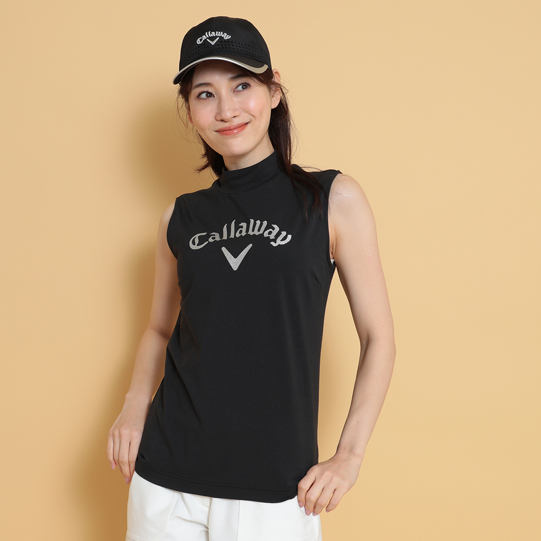 BG ノースリーブモックネックウェア　Lサイズ ノースリーブセットモックネックシャツ (WOMENS)