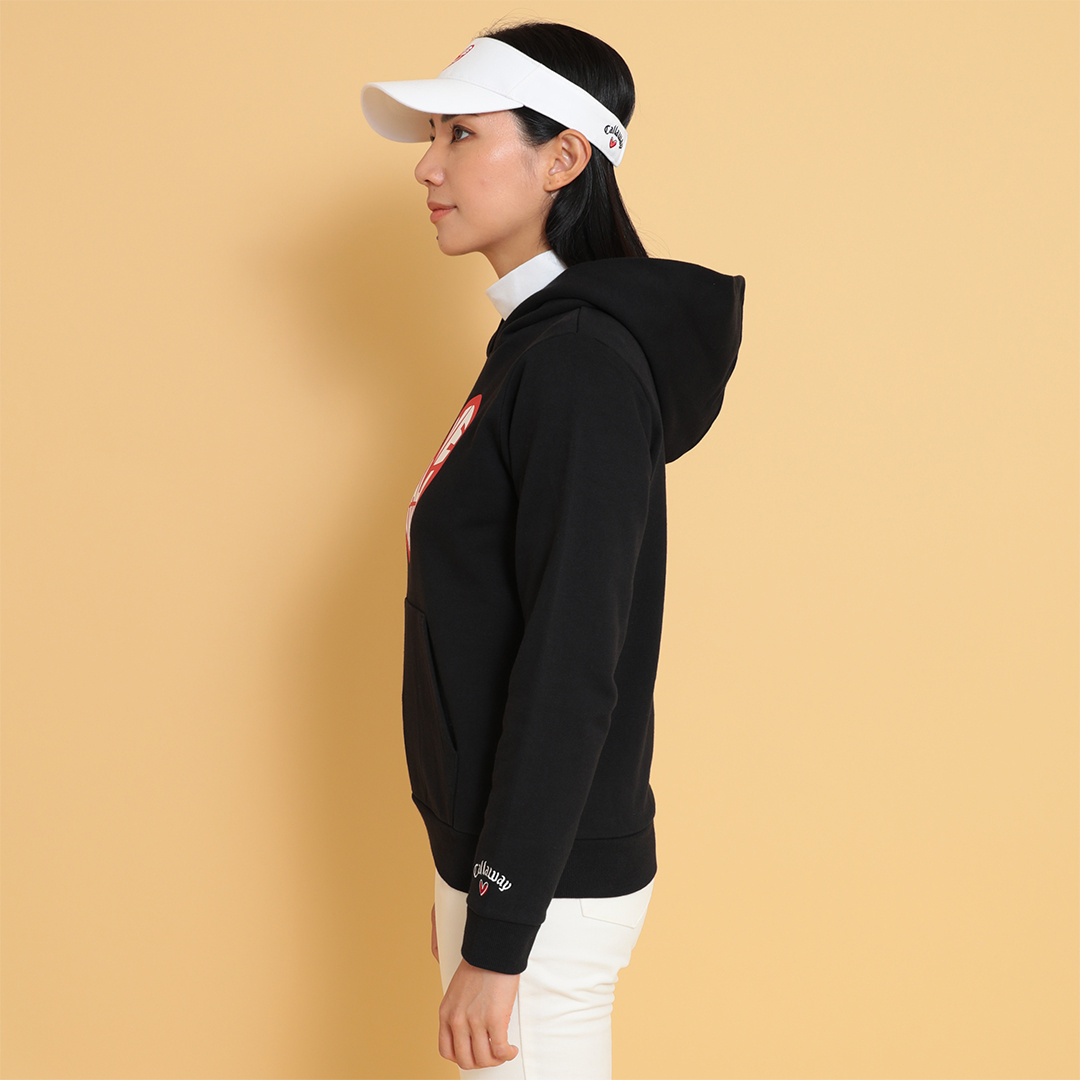 ラブキャロウェイ 半袖パーカー S ブラック Amazon.co.jp: [キャロウェイ] レディース 半袖 ジップパーカー [LOVE