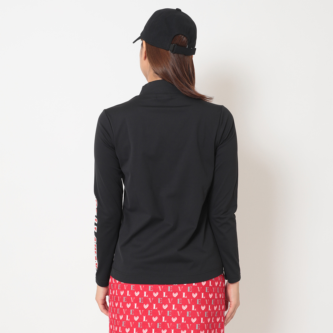 新品！Callaway × CLUBHAUS限定コラボ　モックネックシャツ　黒L 新品！Callaway × CLUBHAUS限定コラボ モックネックシャツ 黒L